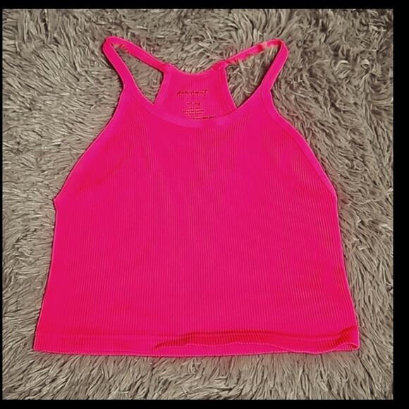 NWOT Maternity Free People Movement x Hatch Happiness Runs Crop M/L Bright Pink - Picture 2 of 9